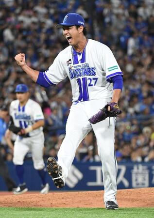 DeNA・藤浪が七回まで4安打無失点の快投!中日の左打線から9K ピンチ脱出「オッシャー」とガッツポーズ連発
