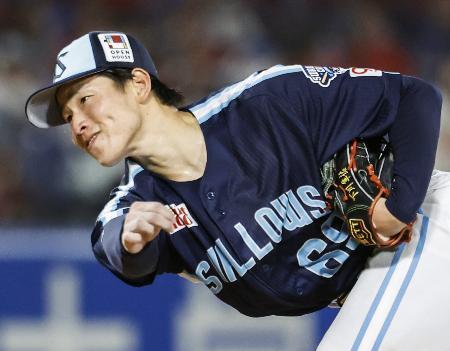 　広島戦に先発したヤクルト・下川＝神宮