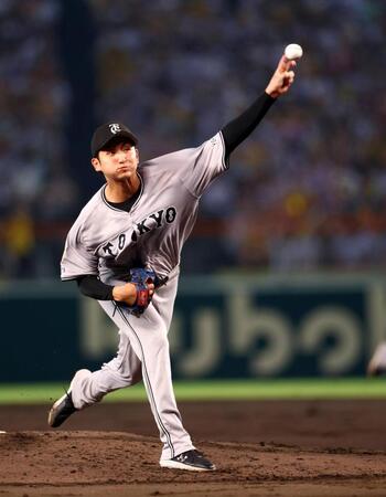 　先発し力投する横川（撮影・山口登）