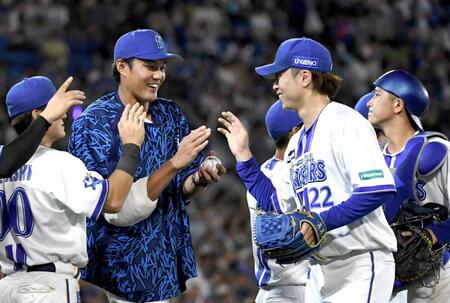 ＤｅＮＡ・藤浪　移籍後初勝利でお立ち台「素直に嬉しい」本拠地ファンから大歓声浴びる　ピンチ連続も「ああいう場面を抑えてこそプロ野球の醍醐味」
