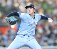 　オリックス戦に先発する隅田（撮影・西岡正）