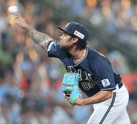 　西武打線を相手に力投するエスピノーザ（撮影・西岡正）