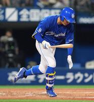 　５回、岡林が二ゴロに倒れる