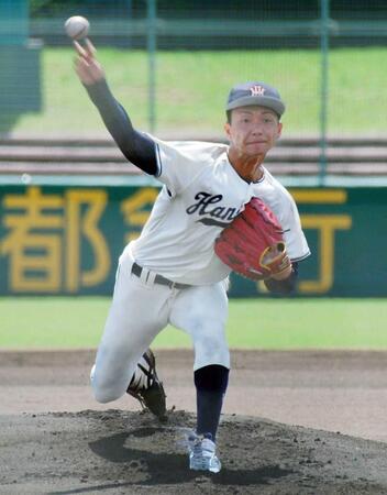「小さな則本」花園大・藤原に6球団スカウト集結 アピール成功7回0封 今秋ドラフト候補最速155キロ右腕