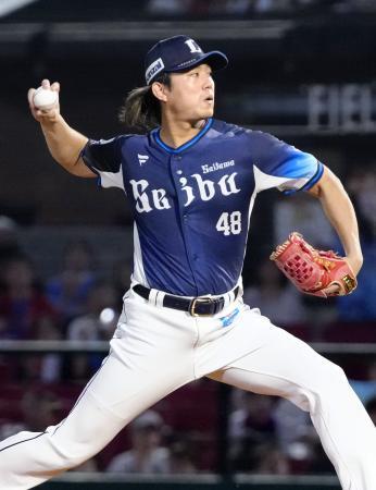 　楽天戦に先発した西武・今井＝楽天モバイルパーク