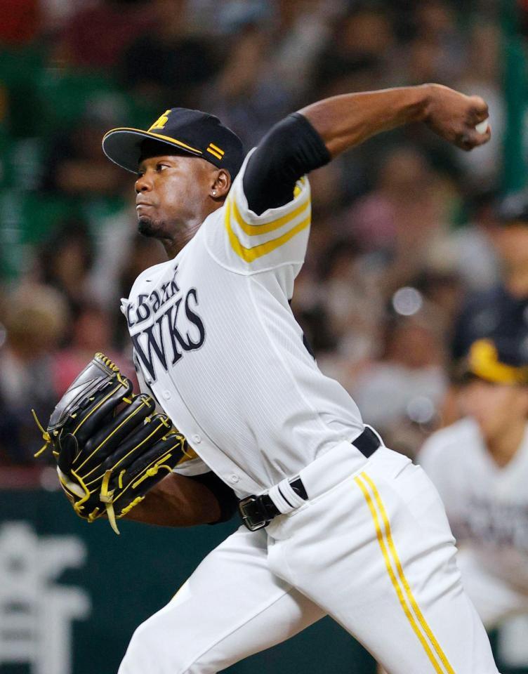 オリックス戦に先発したソフトバンクのモイネロ＝みずほペイペイドーム