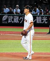 　２軍戦に登板した田中将