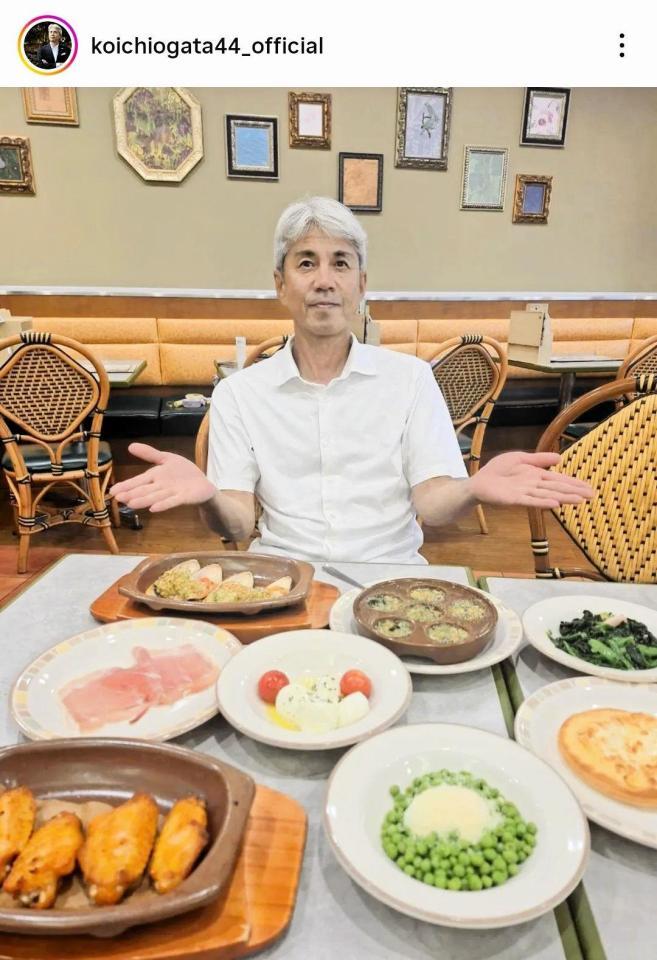 　緒方耕一氏のインスタグラム（ｋｏｉｃｈｉｏｇａｔａ４４＿ｏｆｆｉｃｉａｌ）より