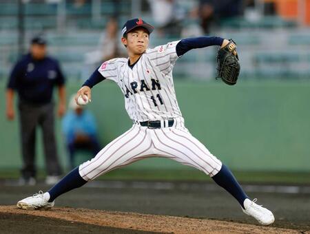 Ｕ１８日本・森下翔太５連続Ｋ　六回途中１失点で初戦勝利に貢献　甲子園に続いて“開幕男”の大役