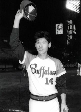 　近鉄時代の阿波野氏＝１９８８年