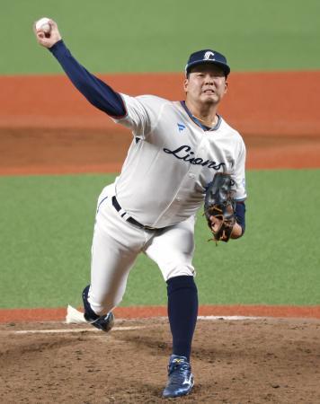 西４-０ロ（６日）　渡辺がプロ初完封