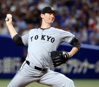 　６回、力投するケラー