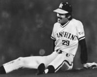 　阪神時代の江本孟紀＝１９８０年