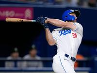 　１回、ボスラーが右越えに本塁打を放つ