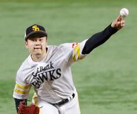 　楽天戦に先発した松本晴