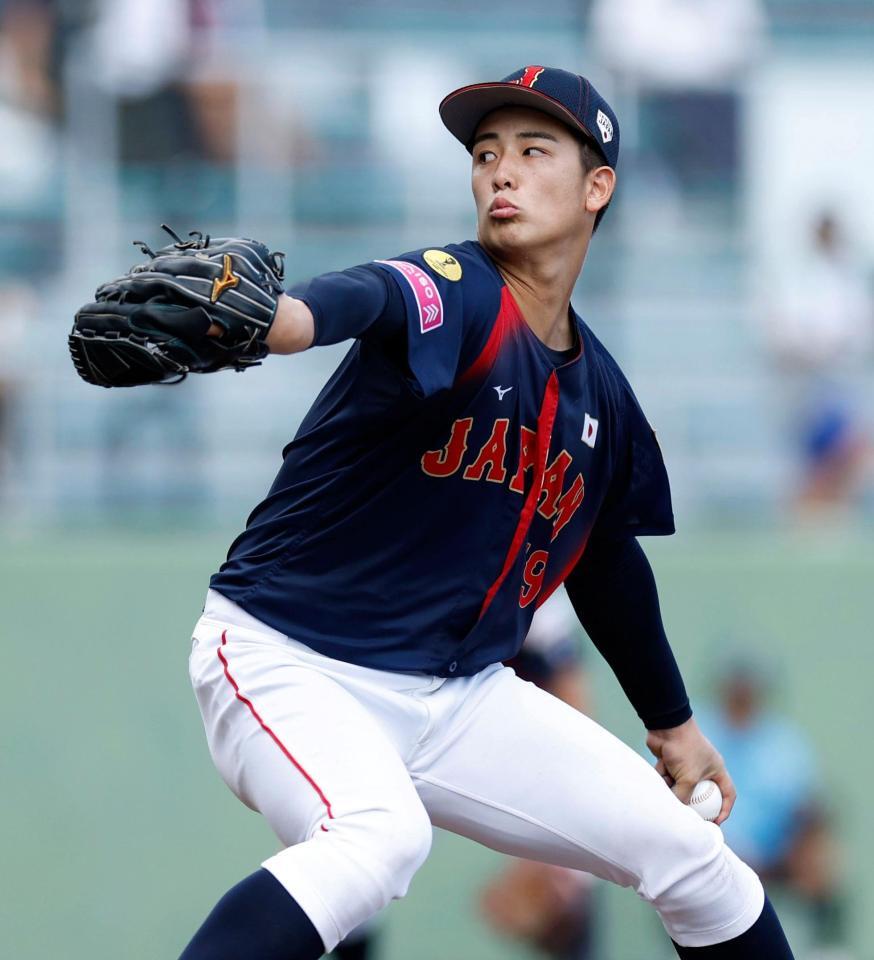 　３番手で登板した奥村頼