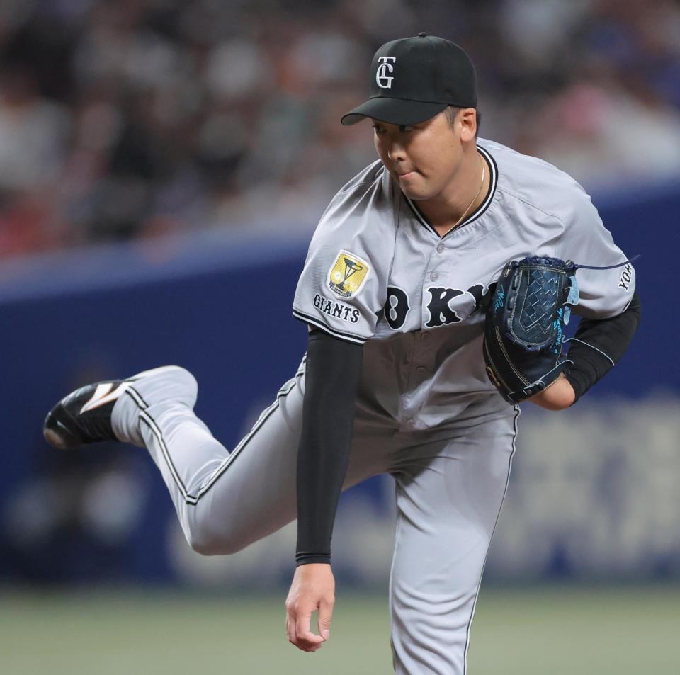 　５回途中から登板した船迫