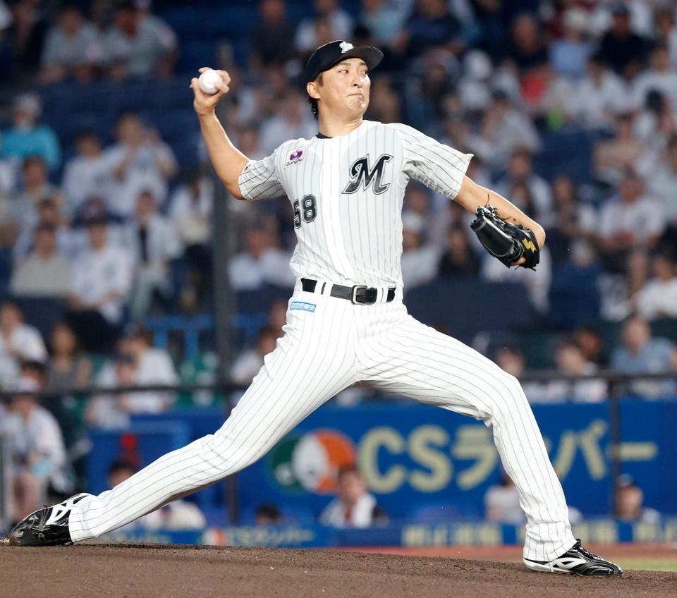 　オリックス戦に先発した河村