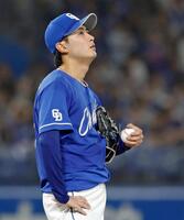 　６回、ヤクルトに逆転を許した吉田