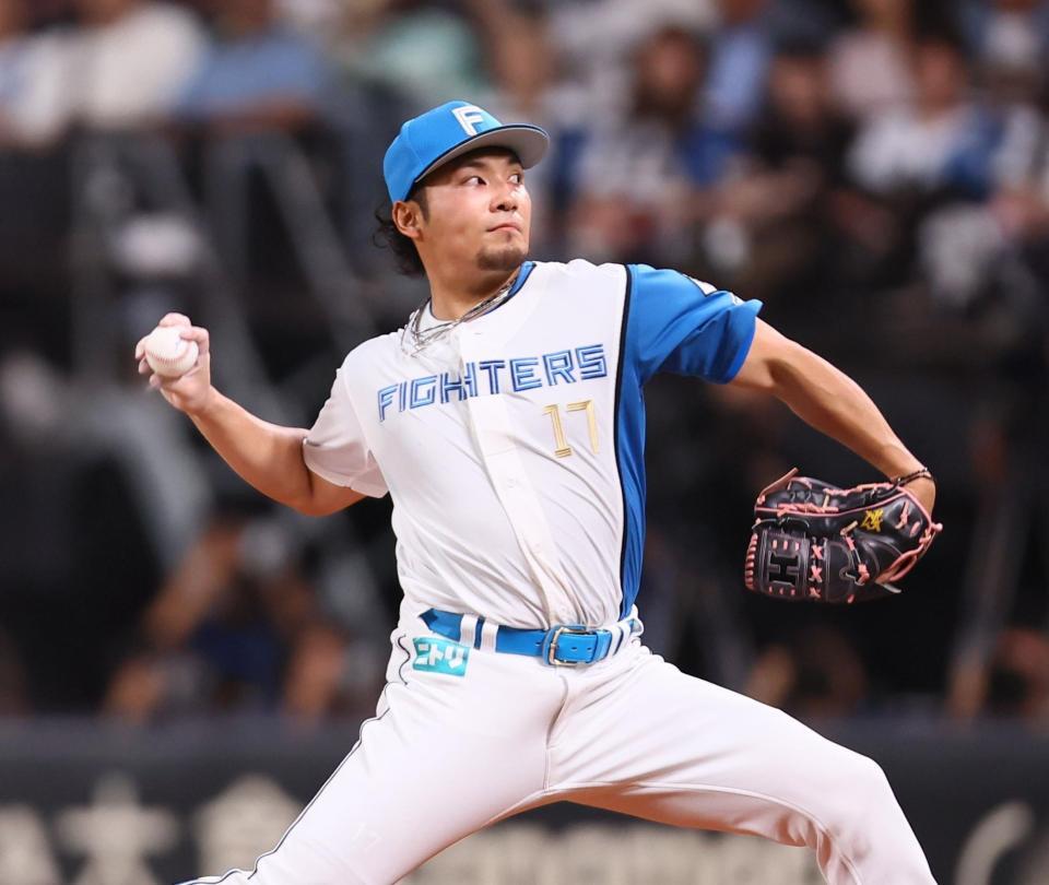 　ソフトバンク戦に先発する伊藤（撮影・中島達哉）