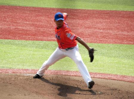 　先発した今季限りで現役を引退するオイシックス・三上