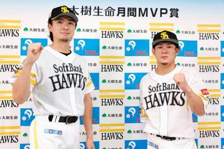 ヤクルト村上、阪神才木らが受賞　８月の月間ＭＶＰ