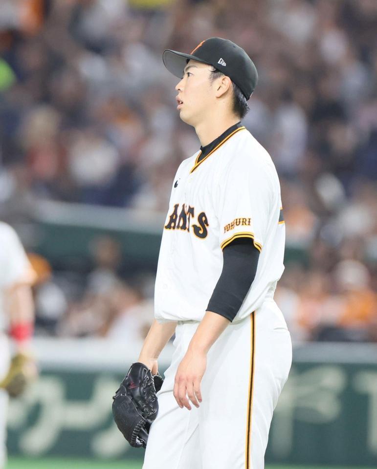 　４回、菊池に本塁打を許した森田（撮影・石井剣太郎）