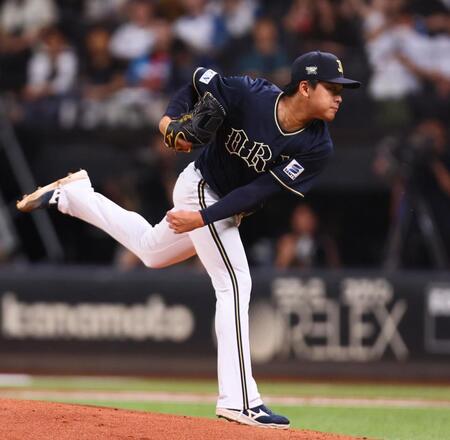 　日本ハム戦に先発する東松（撮影・中島達哉）