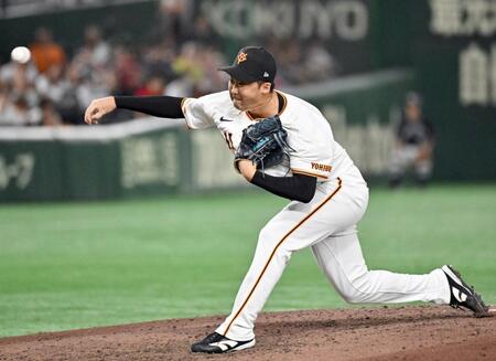 　８回表に登板した船迫