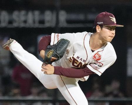 楽６-３ロ（１２日）　古謝が自己最多６勝目