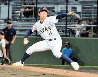 　好投を見せる森下