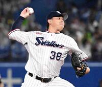 　プロ２度目のマウンドに立った北村拓（撮影・佐藤厚）