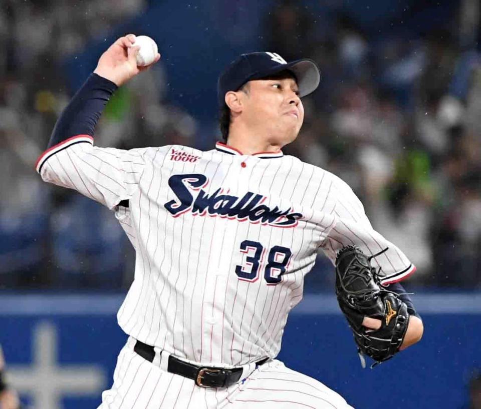 　プロ２度目のマウンドに立った北村拓（撮影・佐藤厚）