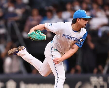 　９回、登板した上原（撮影・中島達哉）