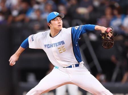 　７回、登板した田中（撮影・中島達哉）