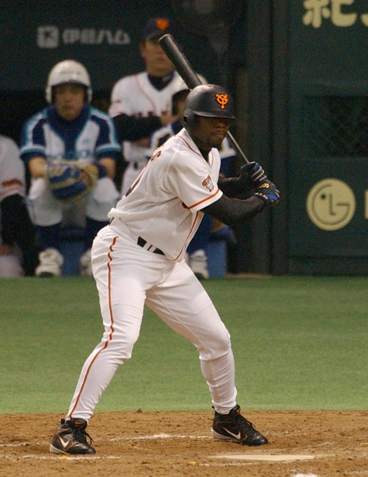 　巨人時代のタフィ・ローズ氏＝２００４年