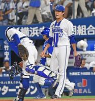 　２回、リチャードに適時二塁打を許した藤浪