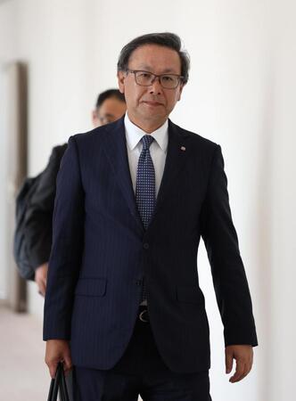 　オーナー会議に出席した日本ハム・井川伸久オーナー（撮影・佐々木彰尚）