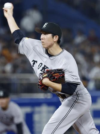ヤ２-４巨（１７日）　戸郷が７勝目