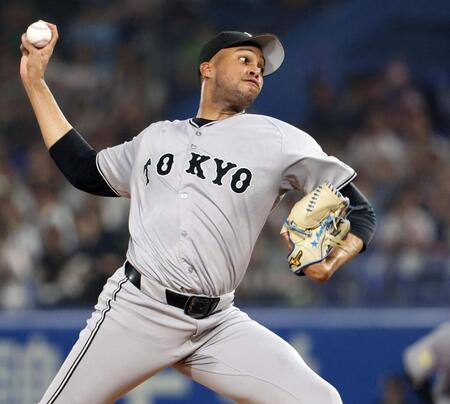 　９回裏に登板したマルティネス