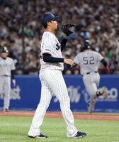 　２回、リチャードに同点２ランを浴びた奥川