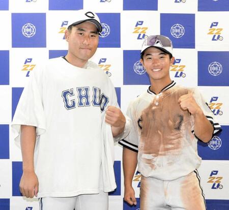 プロ注目１５２キロ左腕、中大・岩城が４回１安打０封　６奪三振の好救援　１１球団の前でアピール