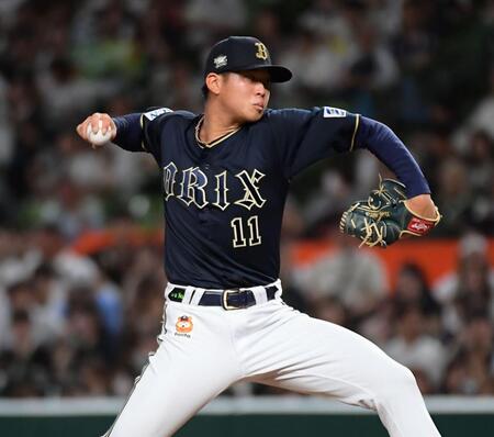 　先発し力投する山下