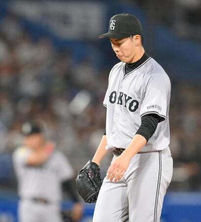 　２回、山田に左越えソロを浴びた森田（撮影・伊藤笙子）