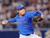 　８回に登板する森原