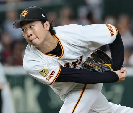 　広島戦に先発した山崎