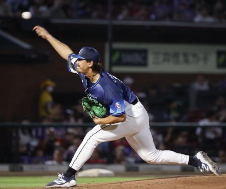 楽１-４西（１９日）　高橋が８勝目