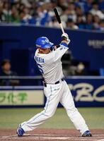 　１回、空振り三振に倒れた中田