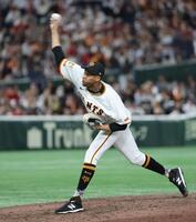 　９回に登板したマルティネス