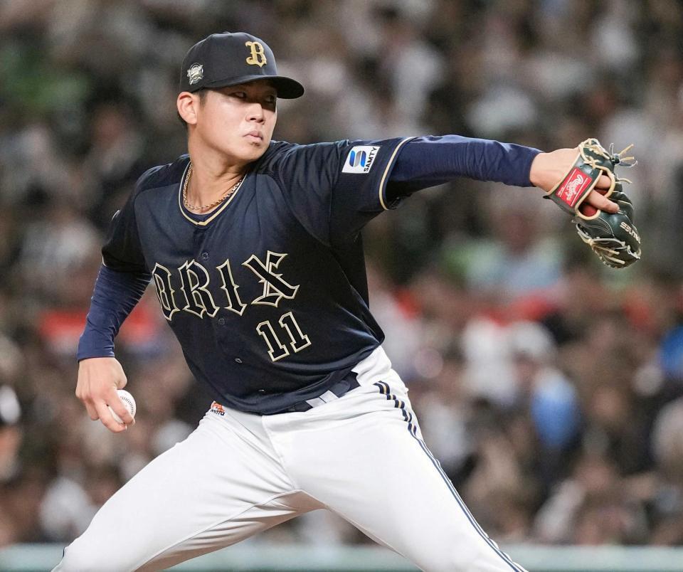 　初回先頭から６者連続三振を奪う力投を見せた山下